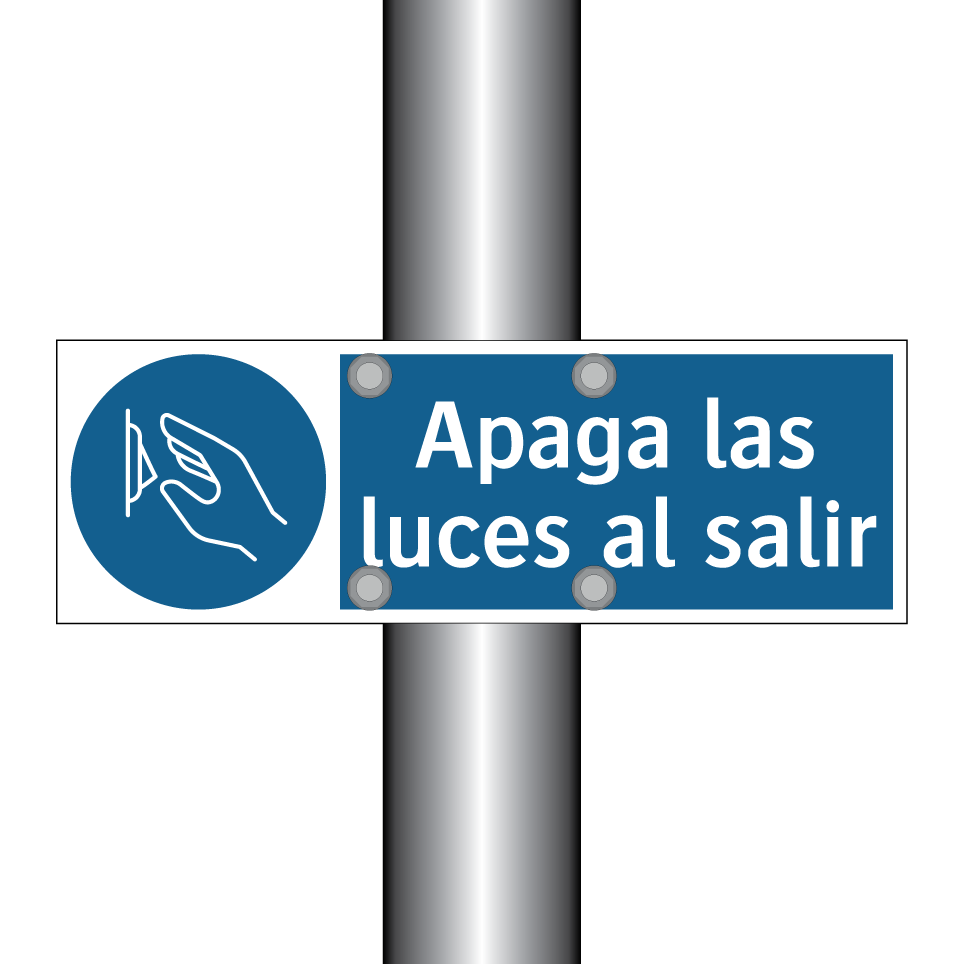 Apaga las luces al salir