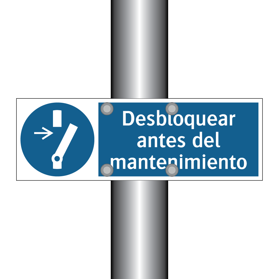 Desbloquear antes del mantenimiento