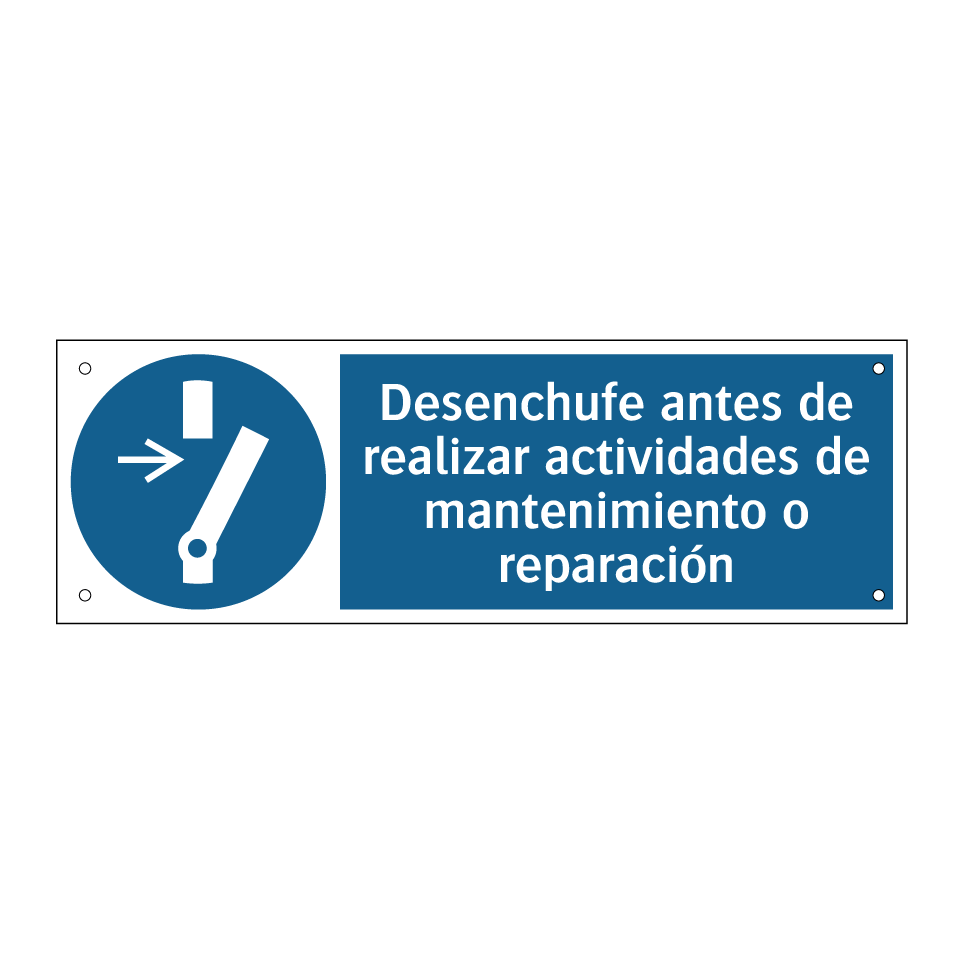 Desenchufe antes de realizar actividades de mantenimiento o reparación