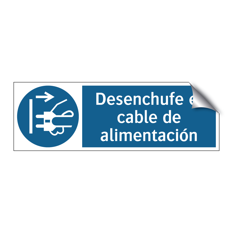 Desenchufe el cable de alimentación