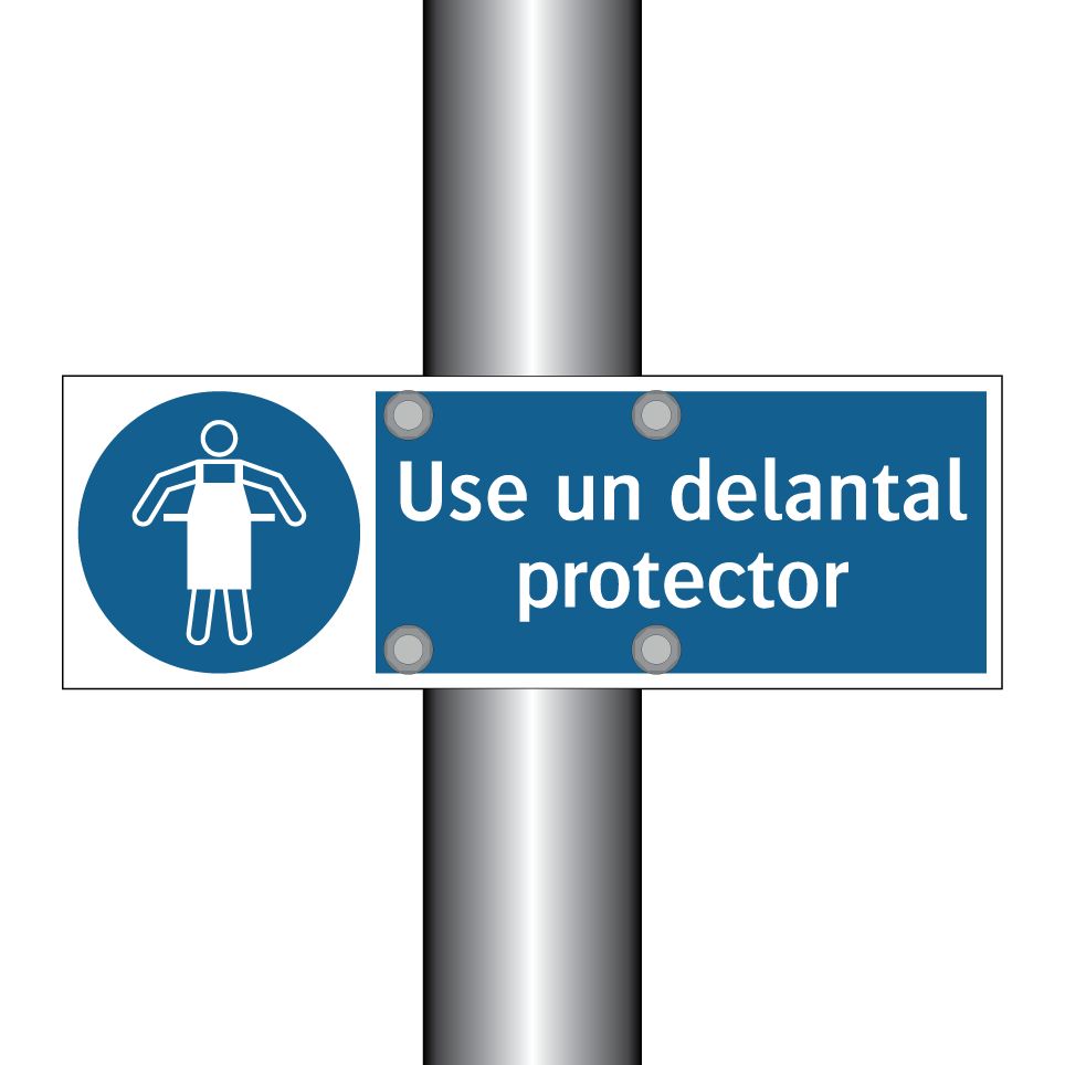 Use un delantal protector