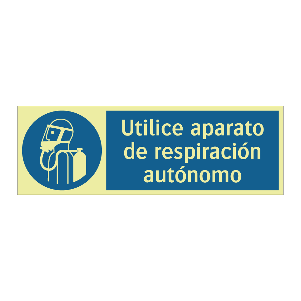 Utilice aparato de respiración autónomo