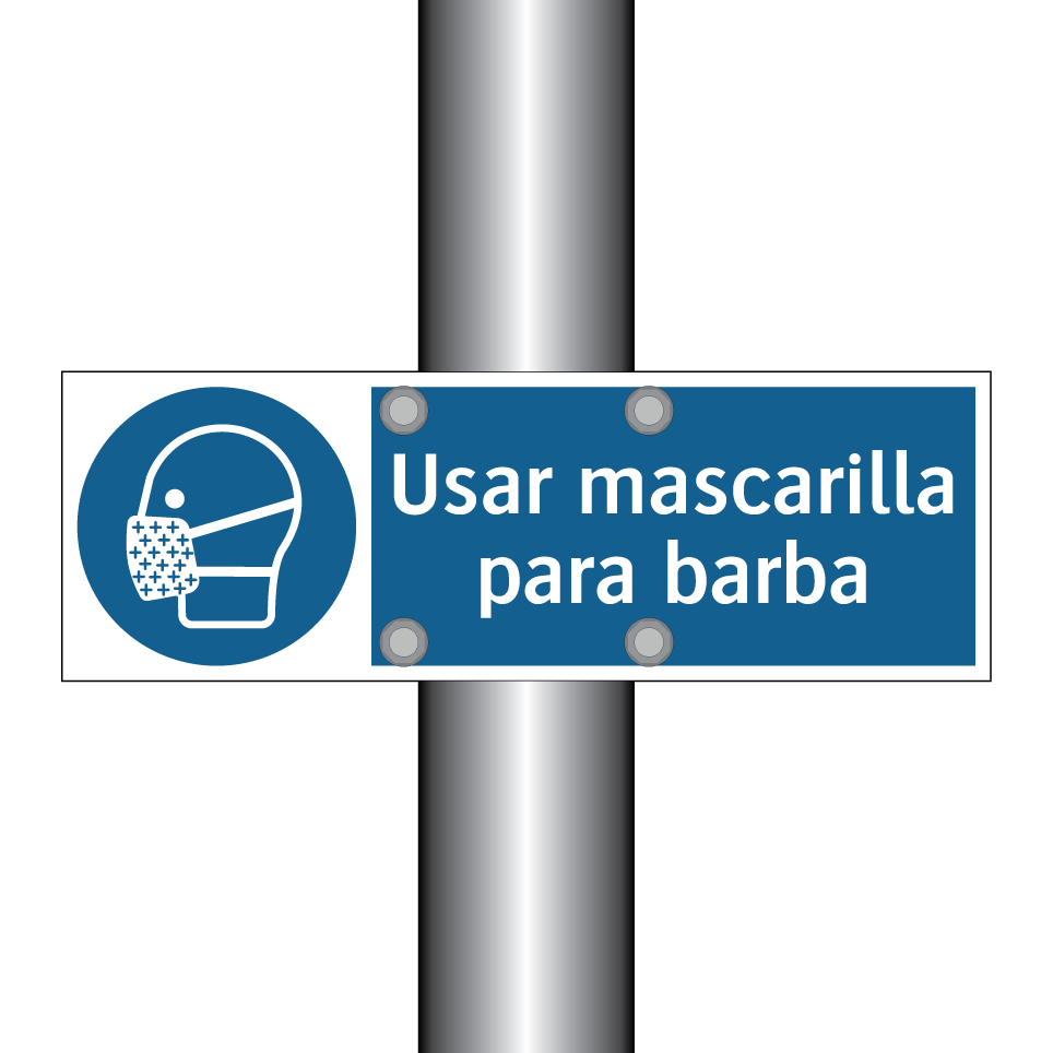 Usar mascarilla para barba