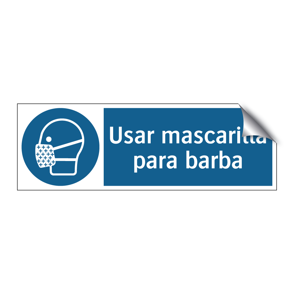 Usar mascarilla para barba