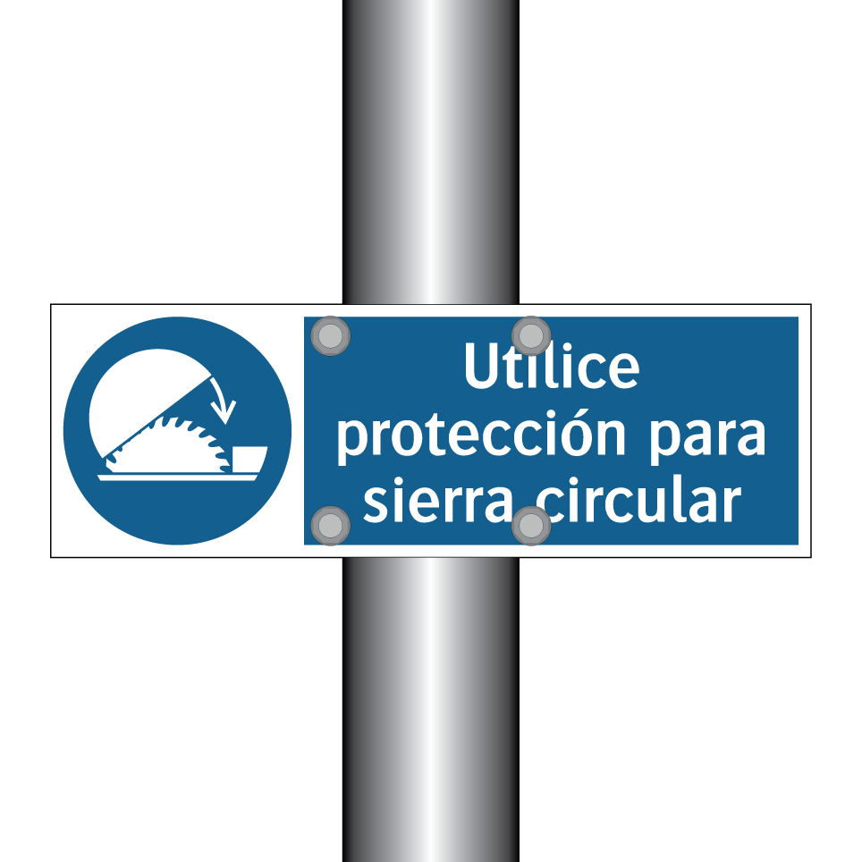 Utilice protección para sierra circular
