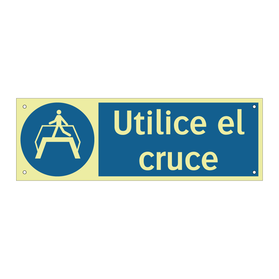 Utilice el cruce