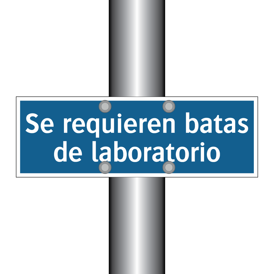 Se requieren batas de laboratorio