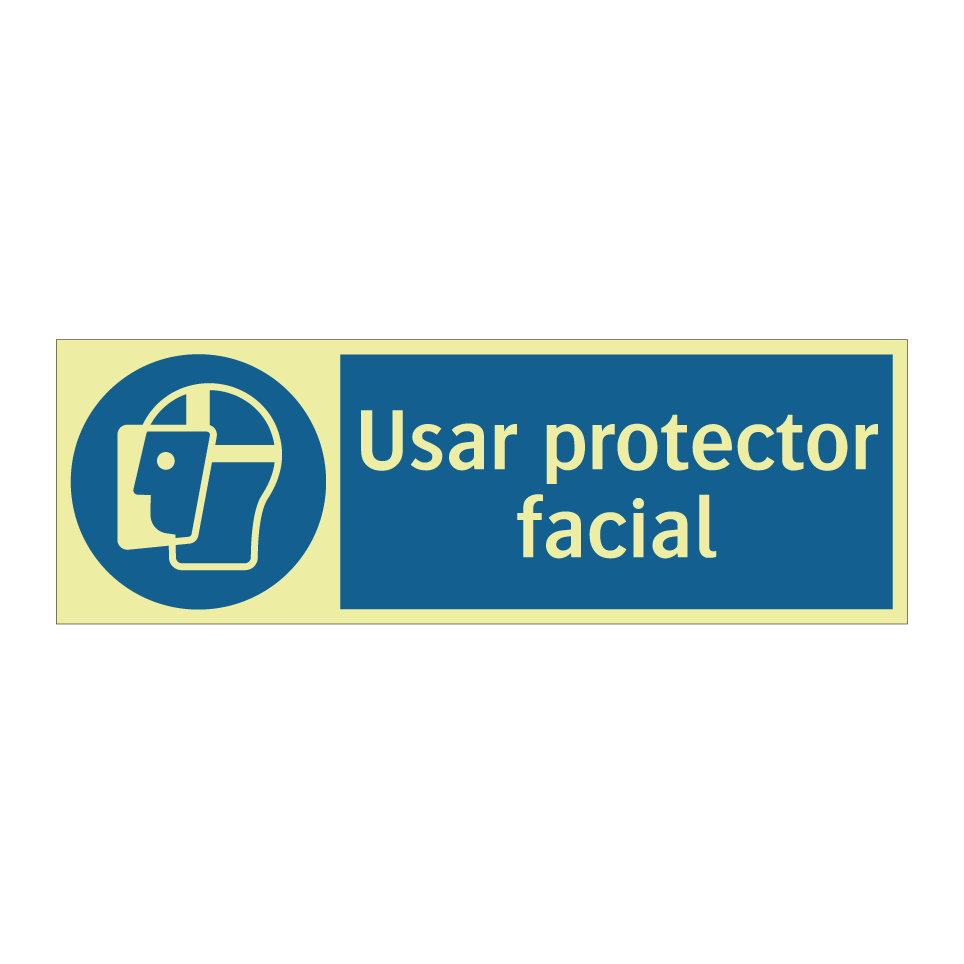 Usar protector facial