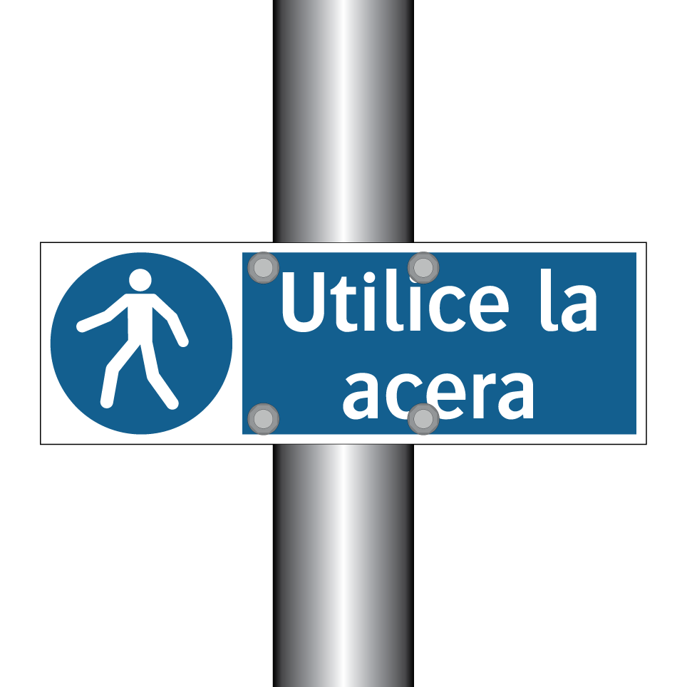 Utilice la acera
