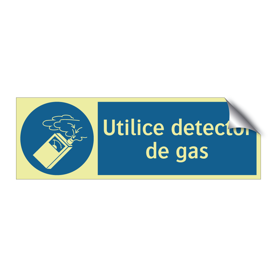 Utilice detector de gas