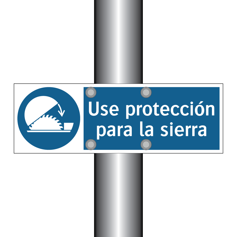 Use protección para la sierra