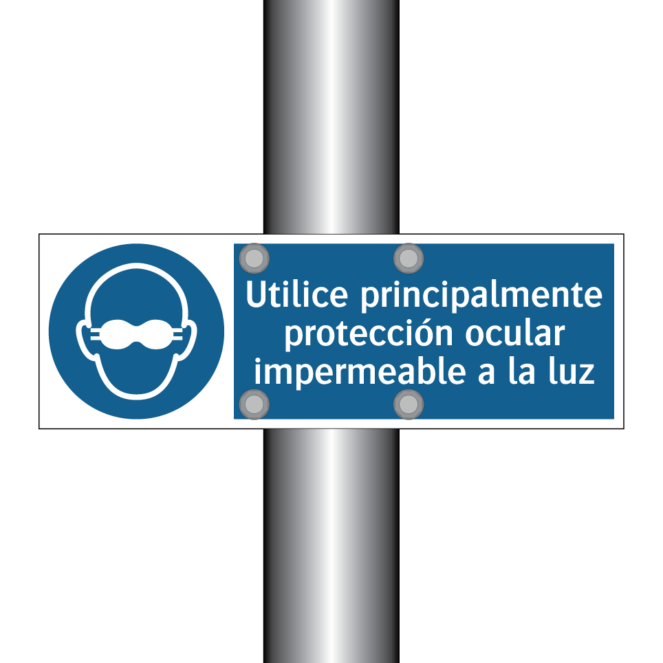 Utilice principalmente protección ocular impermeable a la luz