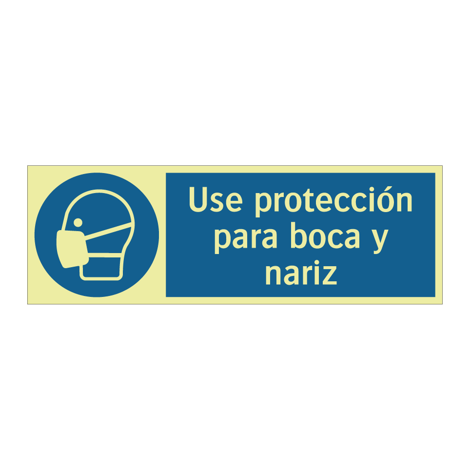 Use protección para boca y nariz