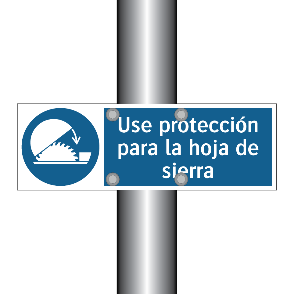 Use protección para la hoja de sierra