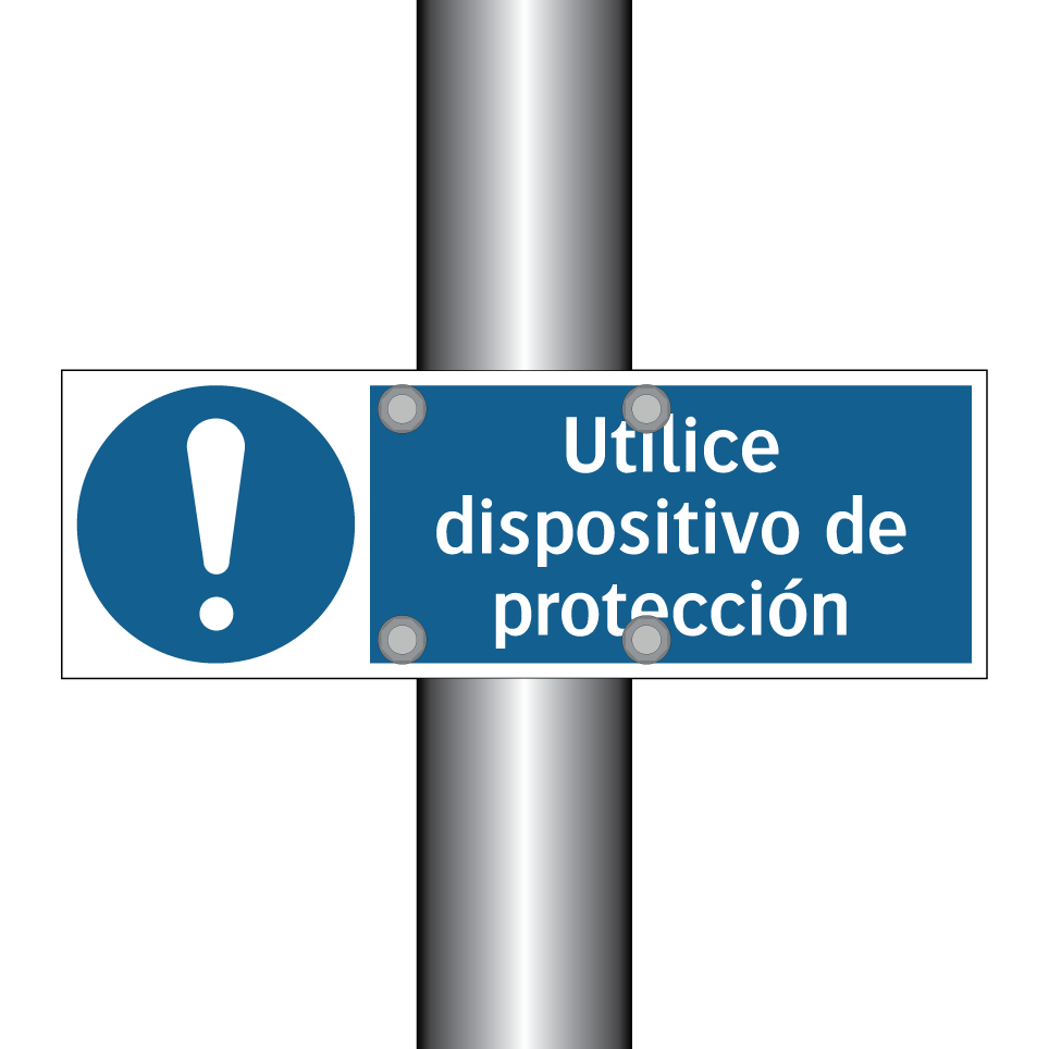 Utilice dispositivo de protección