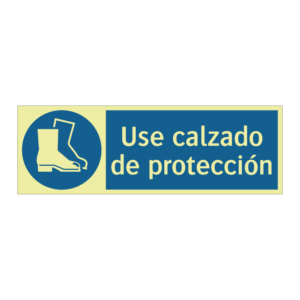 Use calzado de protección