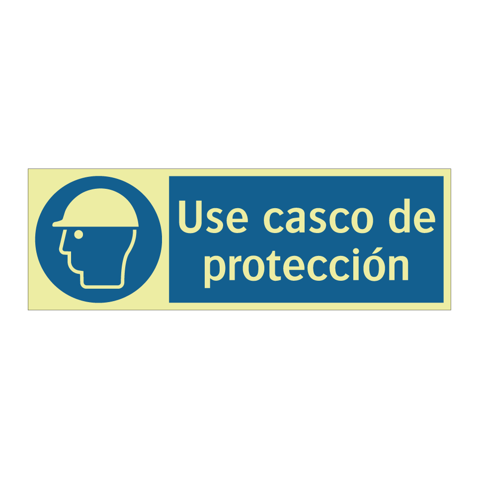 Use casco de protección