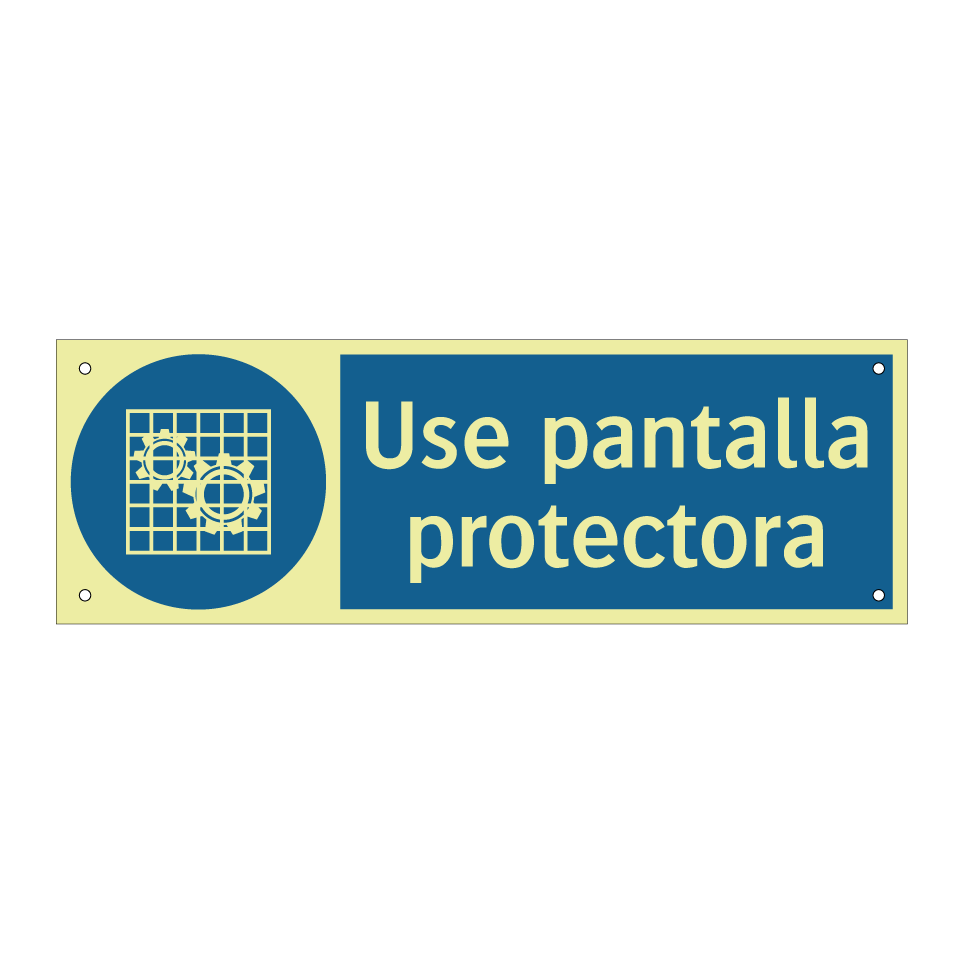 Use pantalla protectora