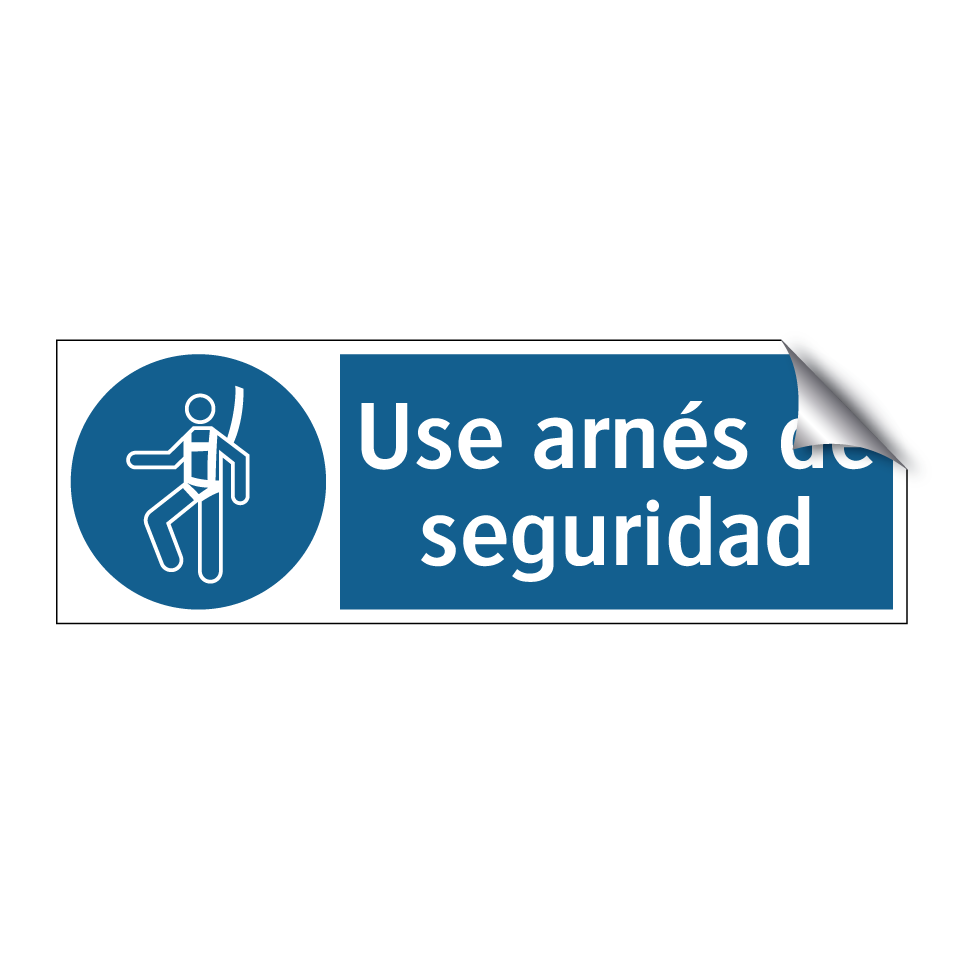 Use arnés de seguridad