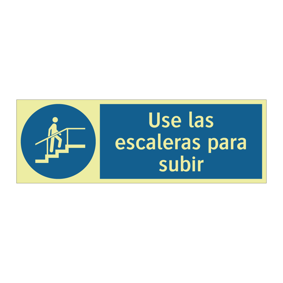 Use las escaleras para subir