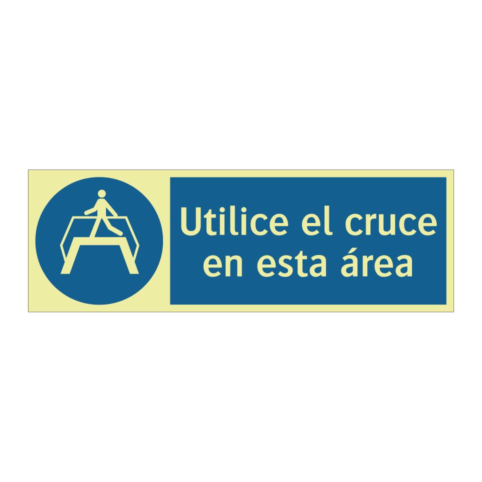 Utilice el cruce en esta área