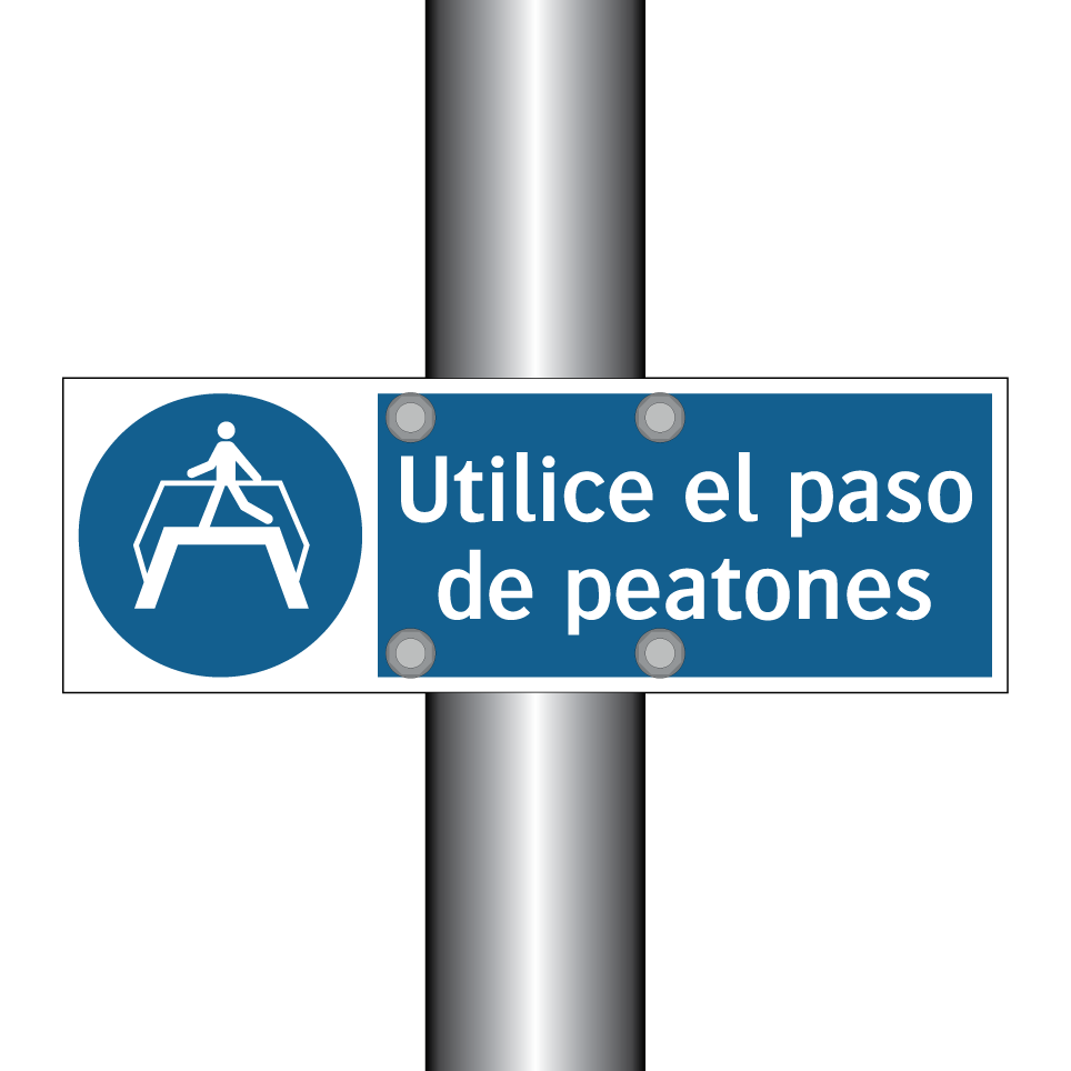 Utilice el paso de peatones