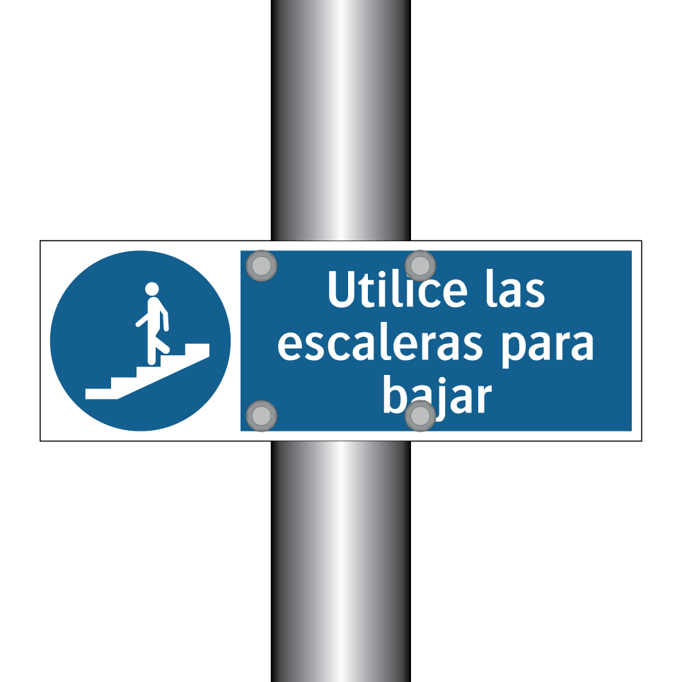 Utilice las escaleras para bajar
