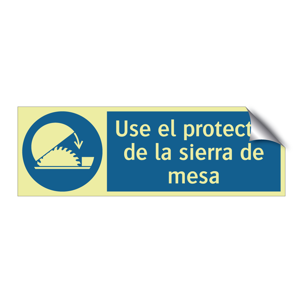 Use el protector de la sierra de mesa