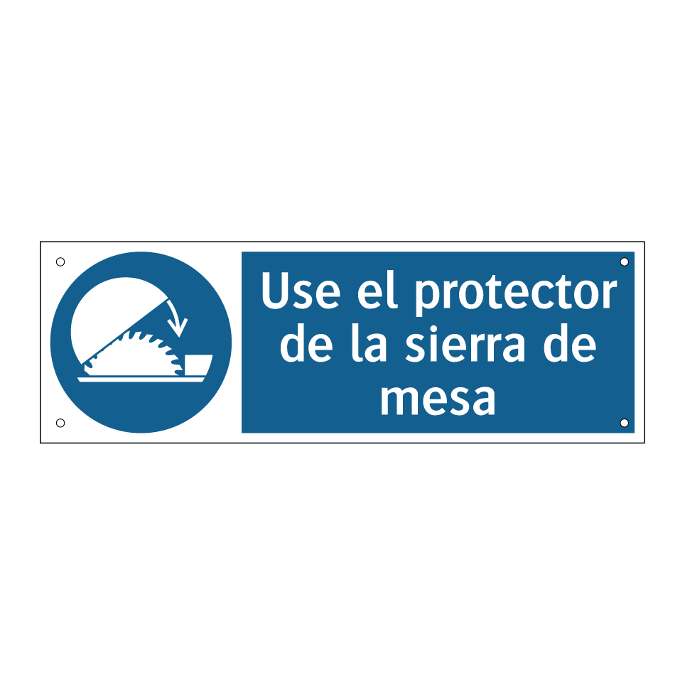 Use el protector de la sierra de mesa