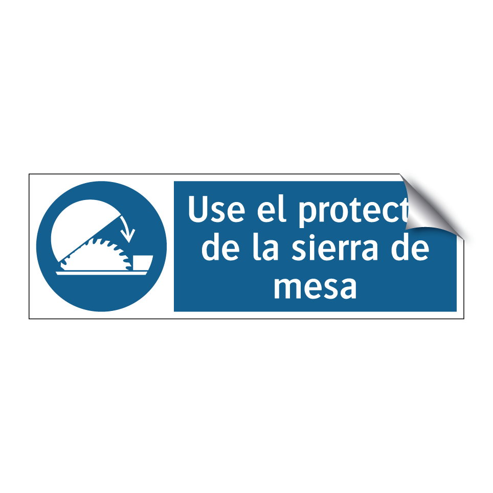 Use el protector de la sierra de mesa