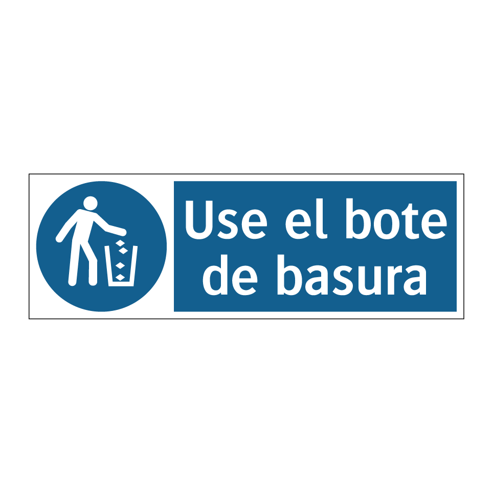 Use el bote de basura