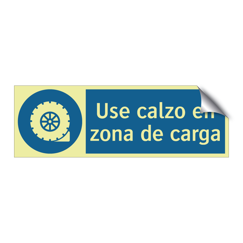 Use calzo en zona de carga