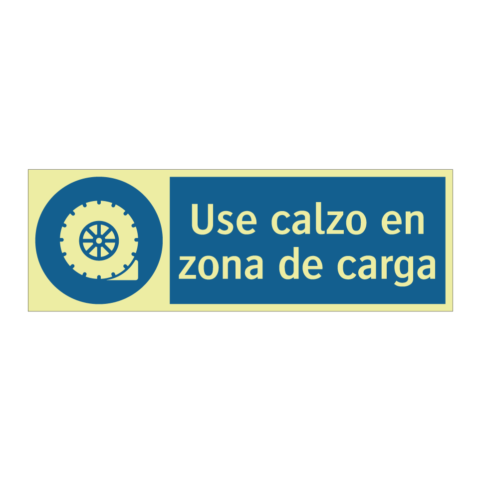 Use calzo en zona de carga