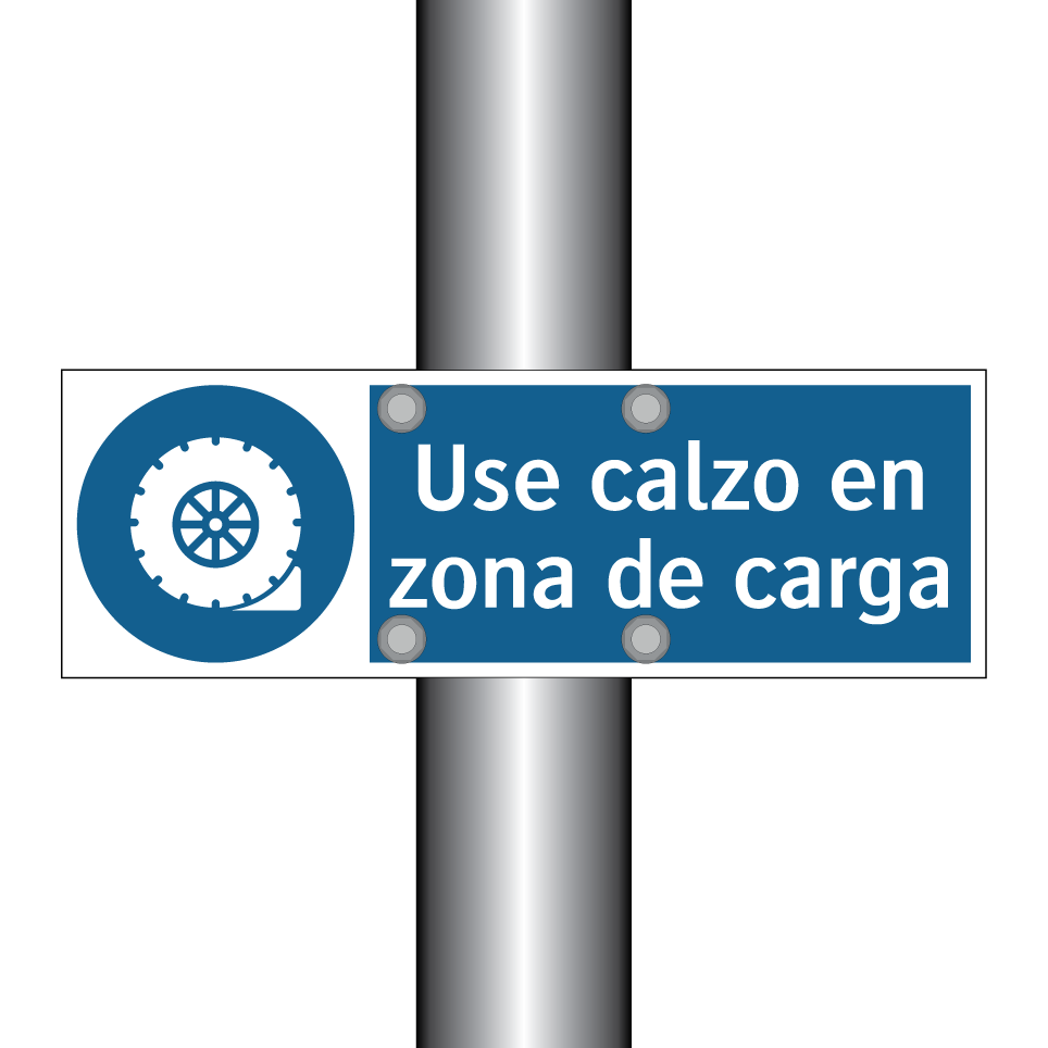 Use calzo en zona de carga