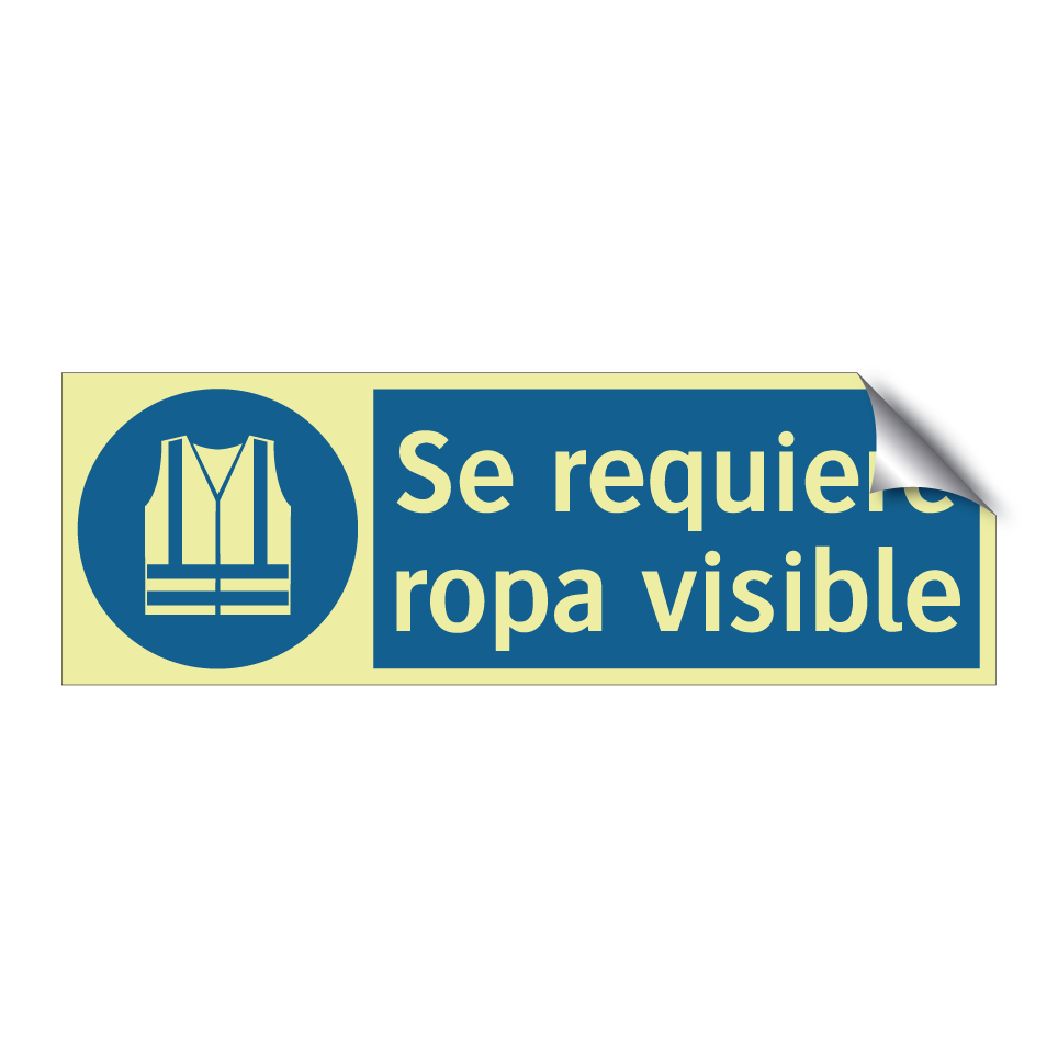 Se requiere ropa visible