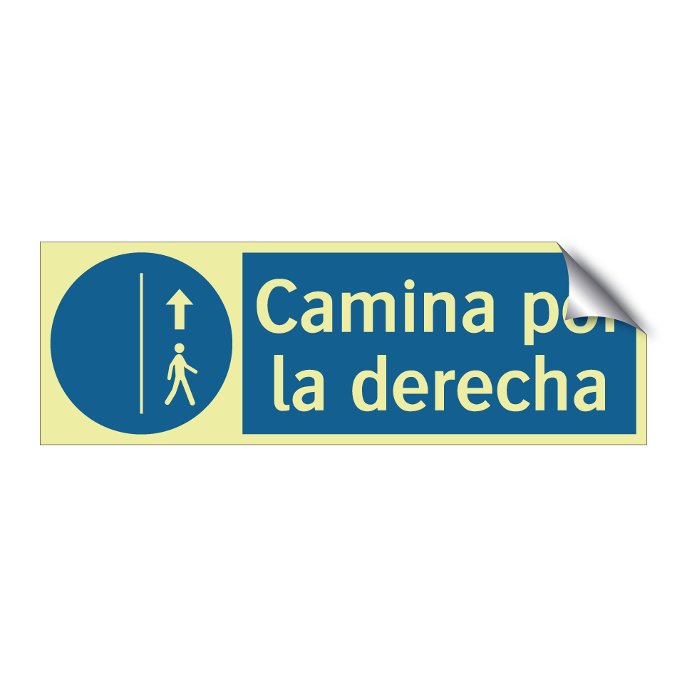 Camina por la derecha