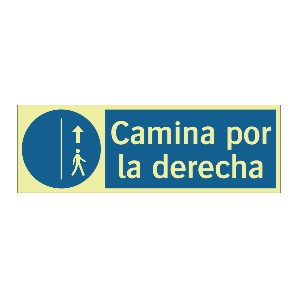 Camina por la derecha