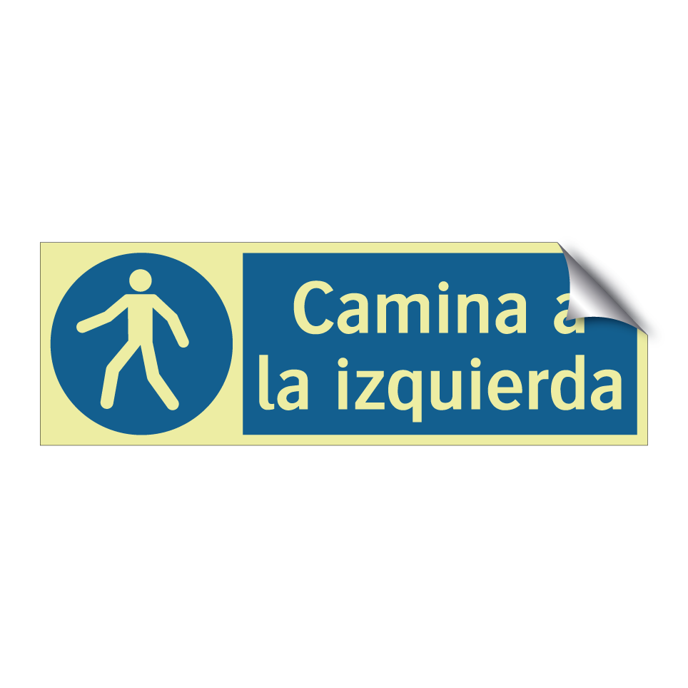 Camina a la izquierda