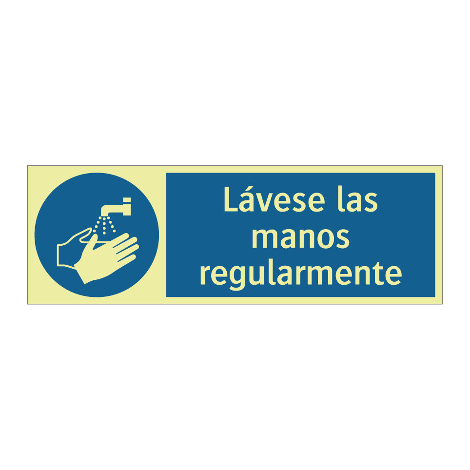 Lávese las manos regularmente