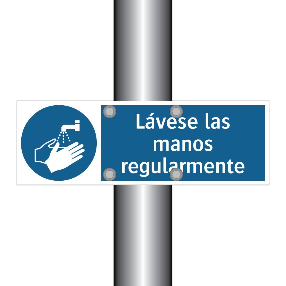 Lávese las manos regularmente