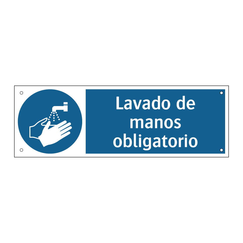 Lavado de manos obligatorio