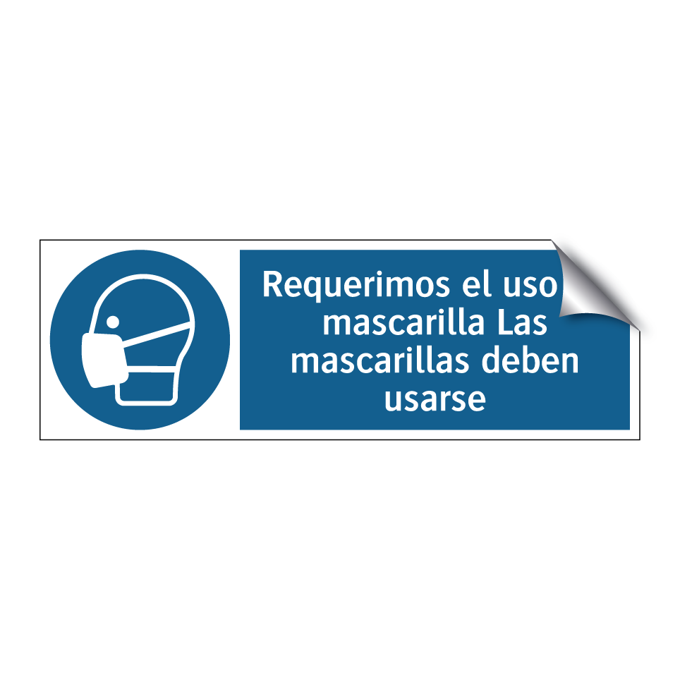Requerimos el uso de mascarilla Las mascarillas deben usarse