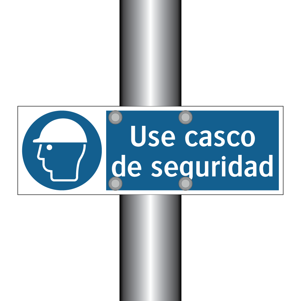 Use casco de seguridad