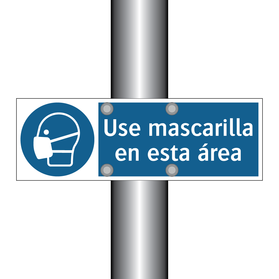 Use mascarilla en esta área
