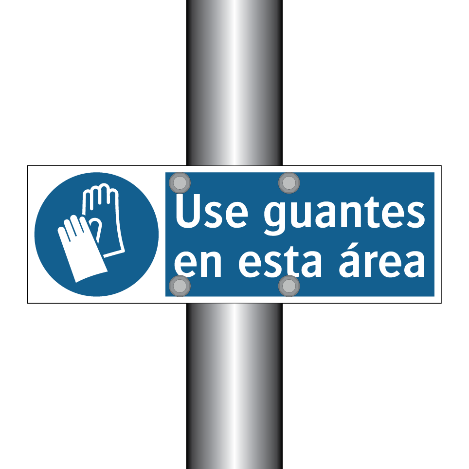 Use guantes en esta área