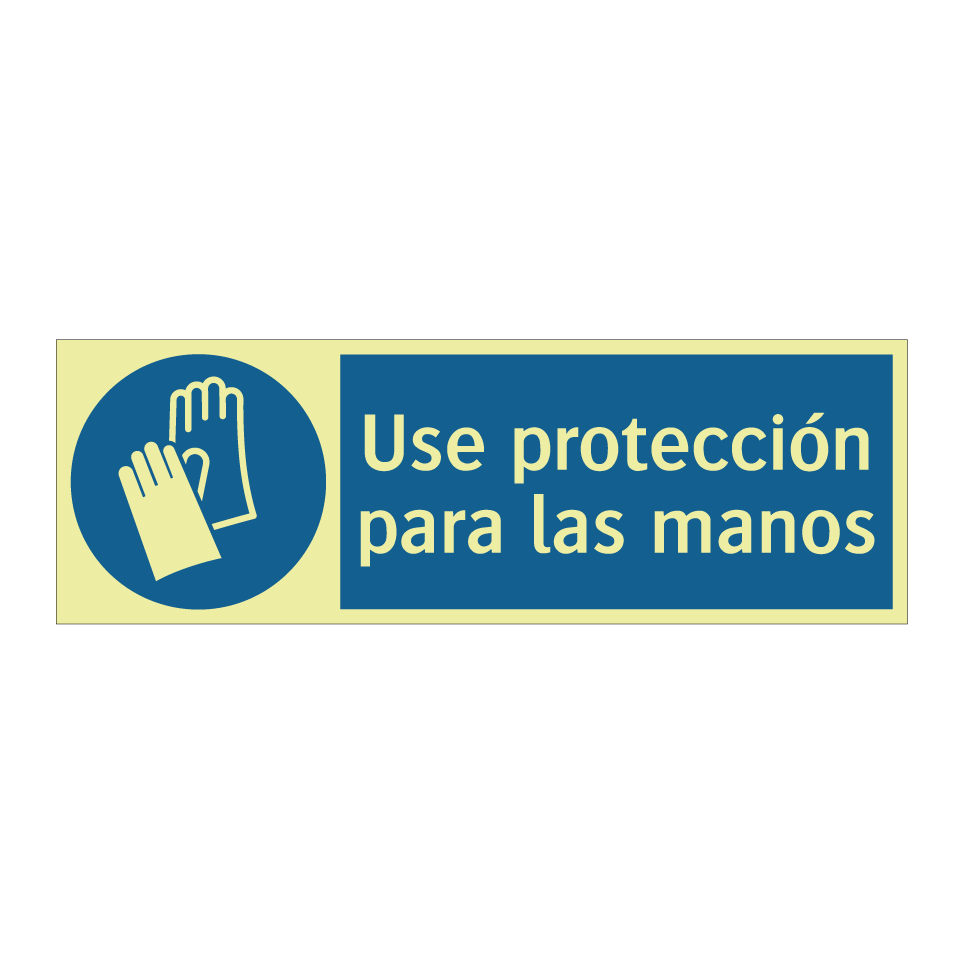Use protección para las manos