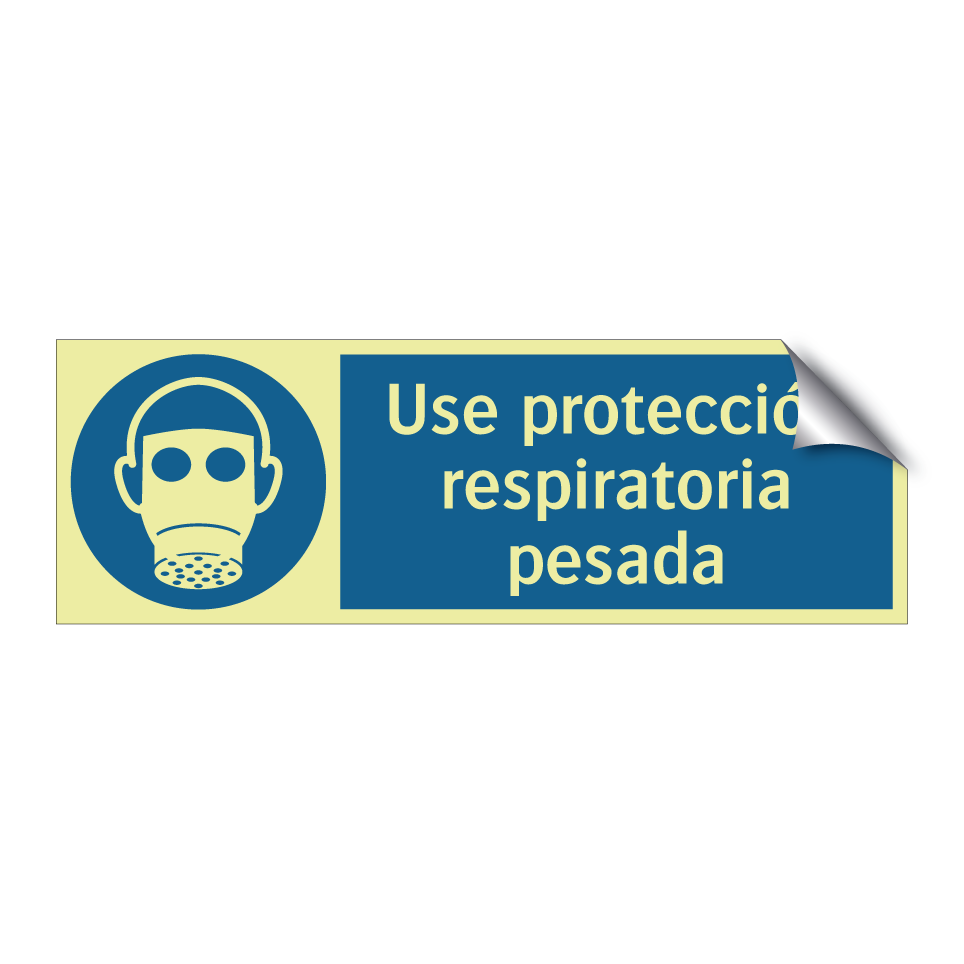 Use protección respiratoria pesada