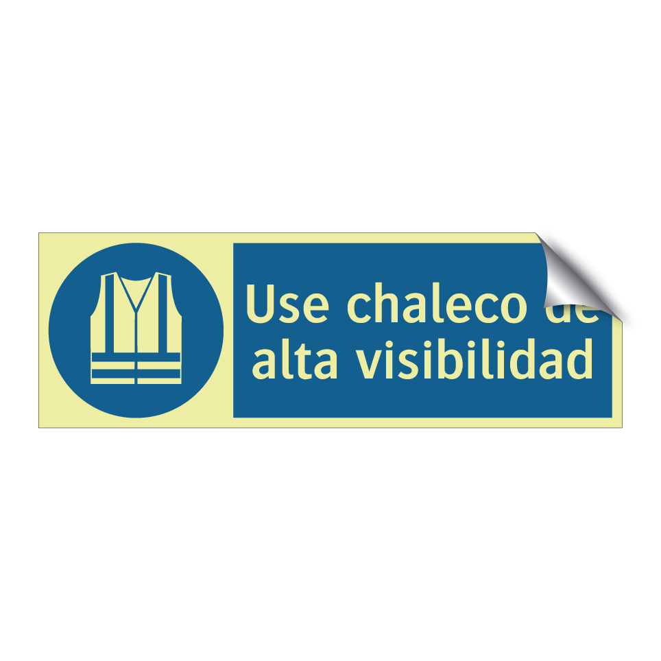 Use chaleco de alta visibilidad