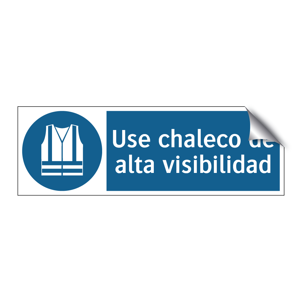 Use chaleco de alta visibilidad