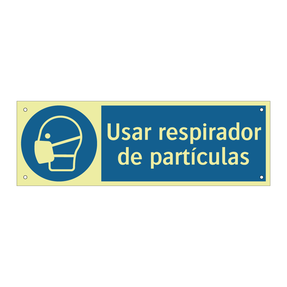Usar respirador de partículas